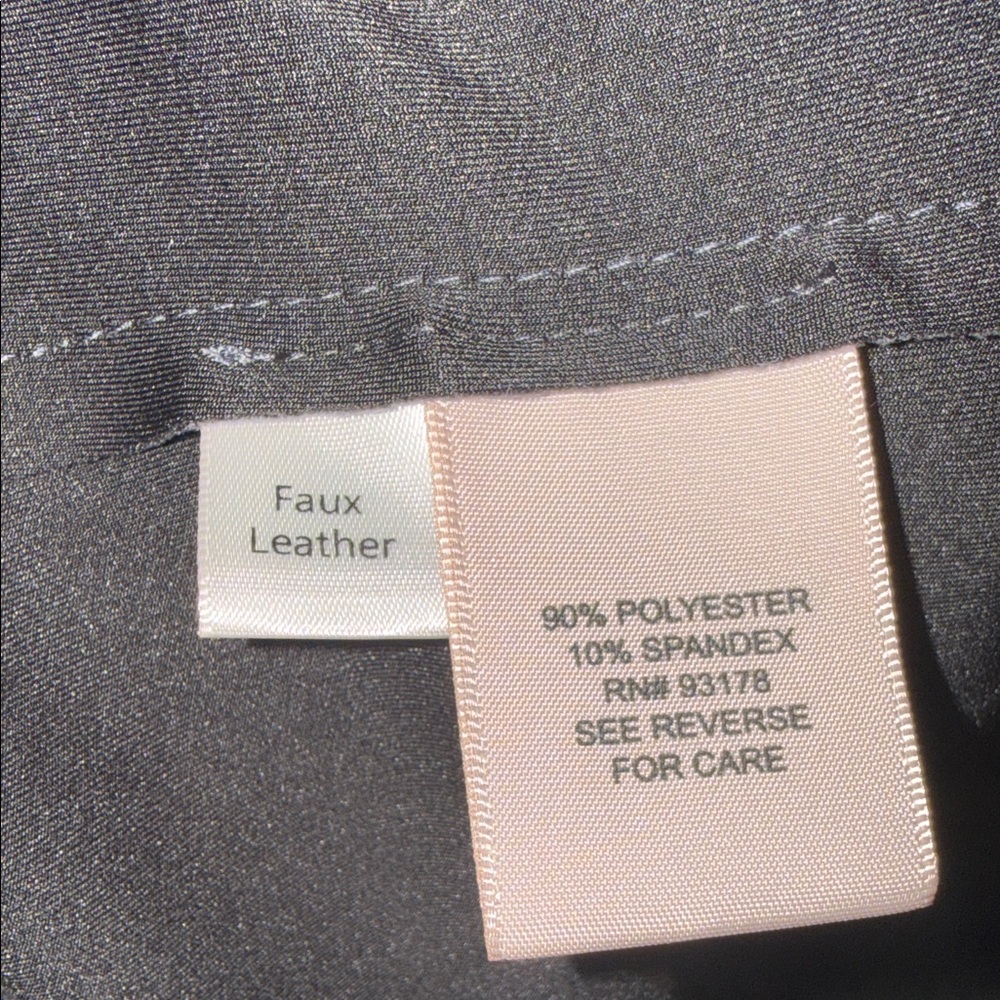 Philosophy Charcoal Leather Jacket - Picture 9 of 10